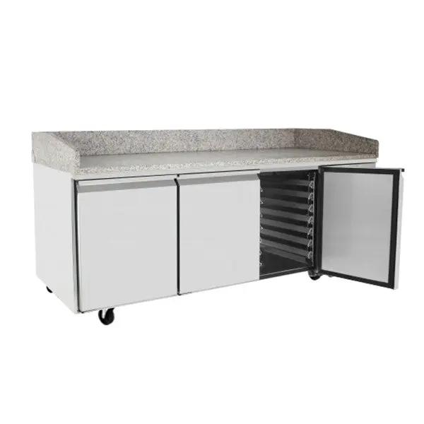 Product image of Atosa EPF3485 3 Door Pizza Table Fridge 2010 mm
