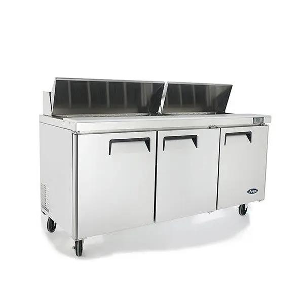 Product image of Atosa MSF8304 3 Door Sandwich Prep Table Fridge1846 mm