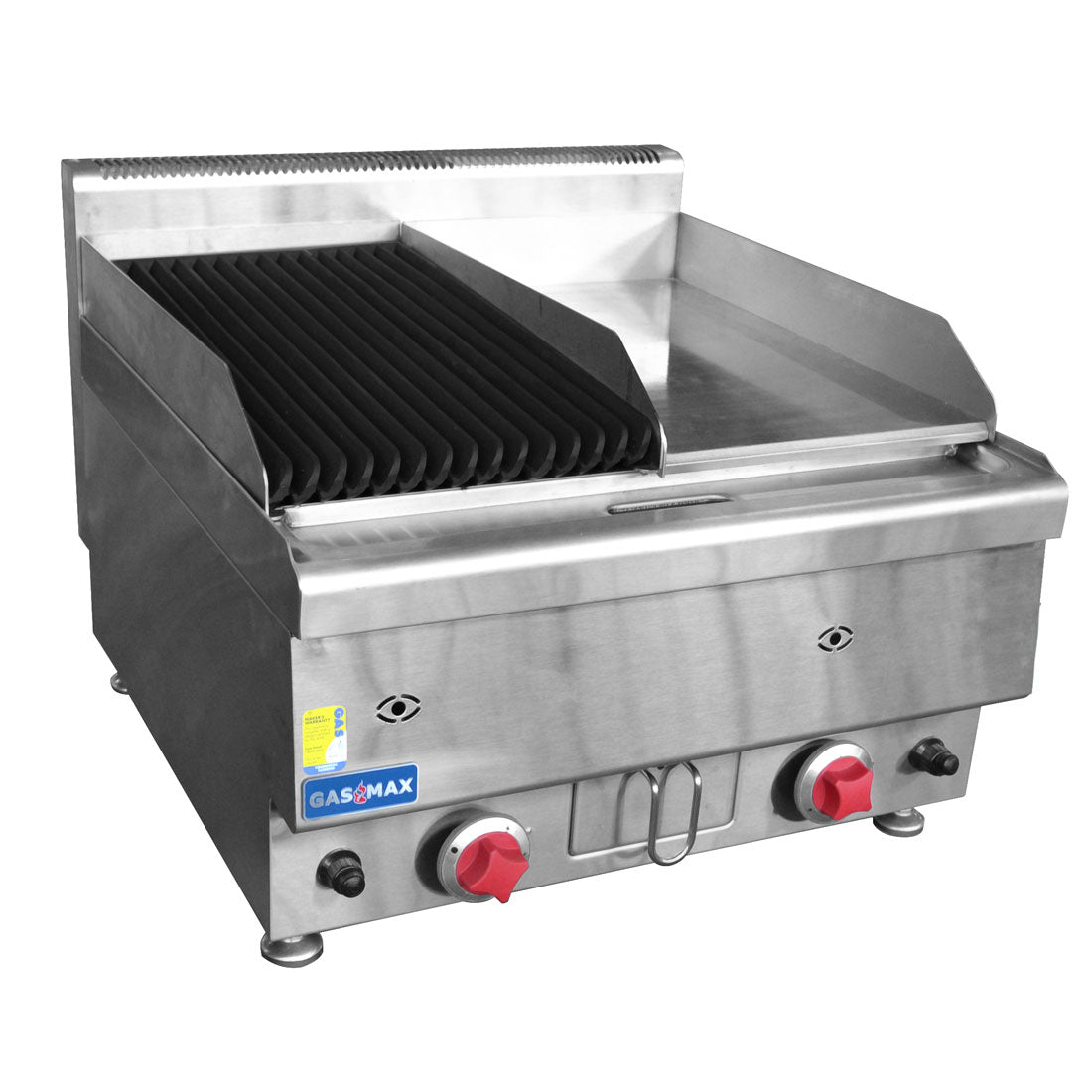 JUS-TRGH60 Benchtop Combo 1/2 Char & 1/2 Griddle