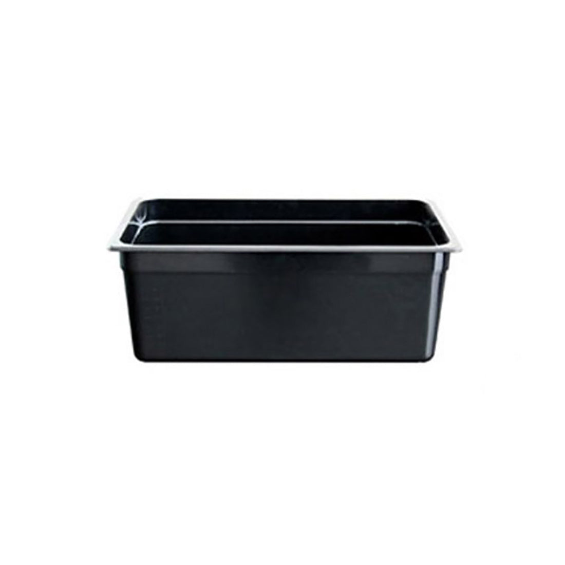 JW-P122B - Black Poly 1/2 x 65 mm Gastronorm Pan