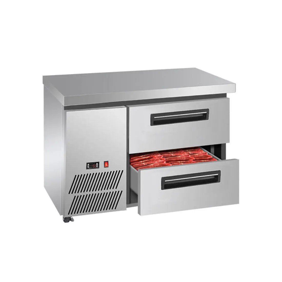 Bonvue LBC090 Two drawer Lowboy Fridge FED