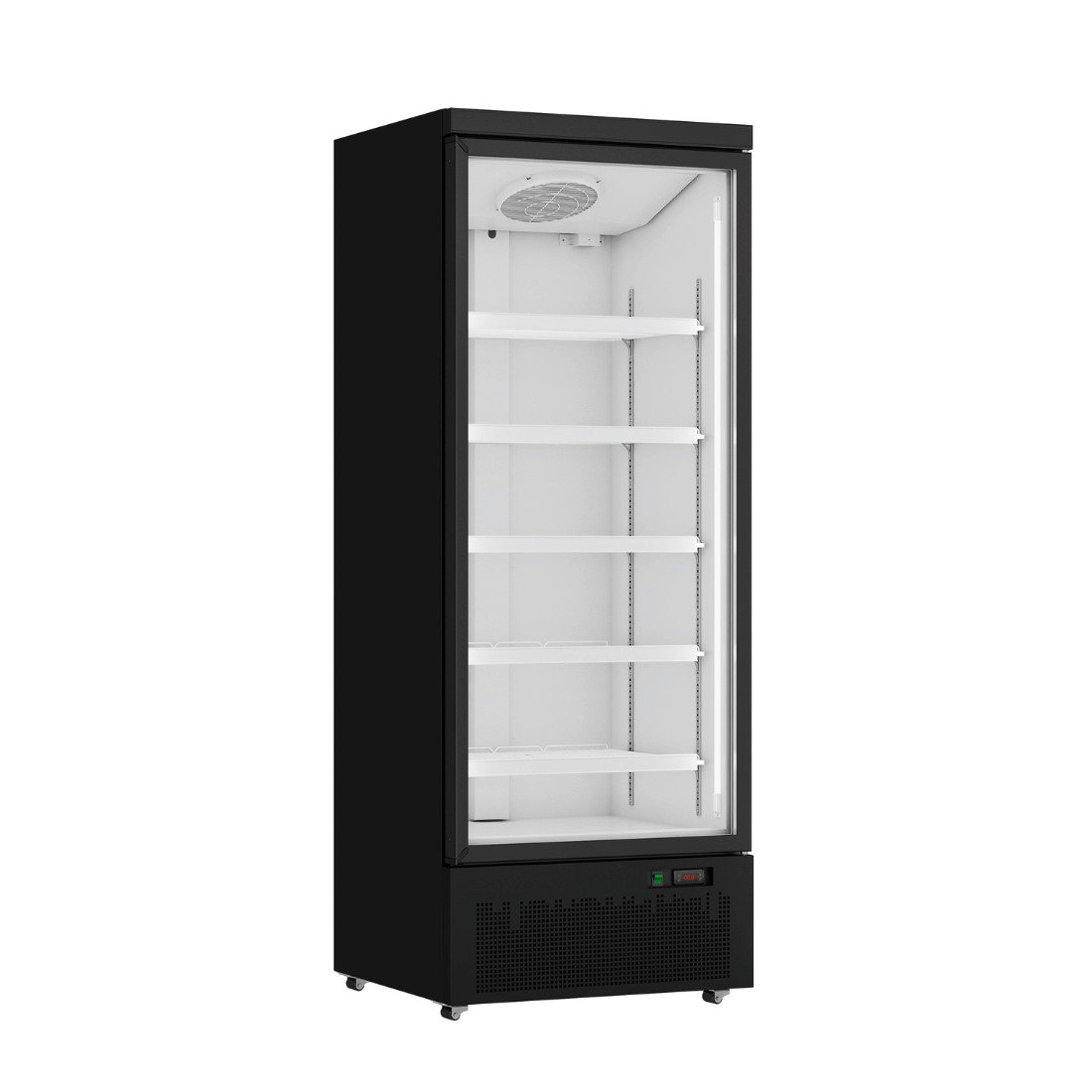 Thermaster Door Supermarket Fridge Black - LG-600BGBM FED