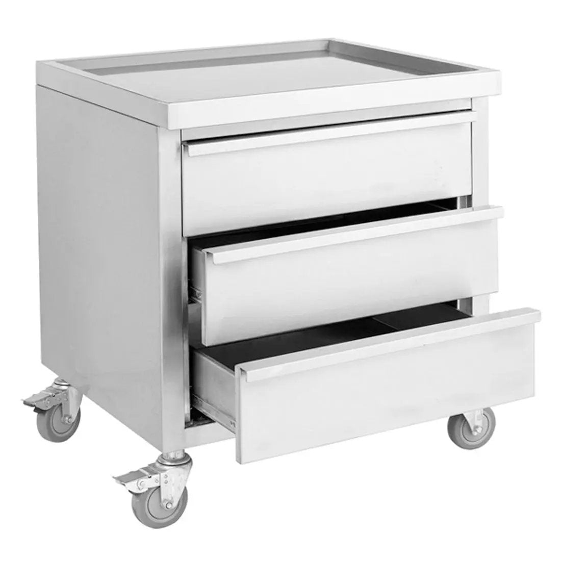 MDS-6-700 Mobile Work Stand with 3 Drawers FED