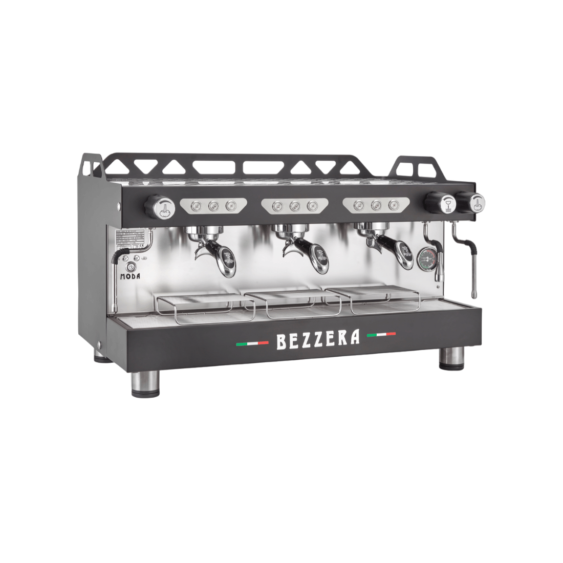 BEZZERA MODA DE 3 Group Espresso Machine Black MODADE3B FED