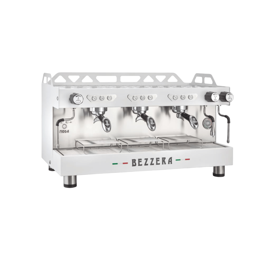 BEZZERA MODA DE 3 Group Espresso Machine White MODADE3W FED