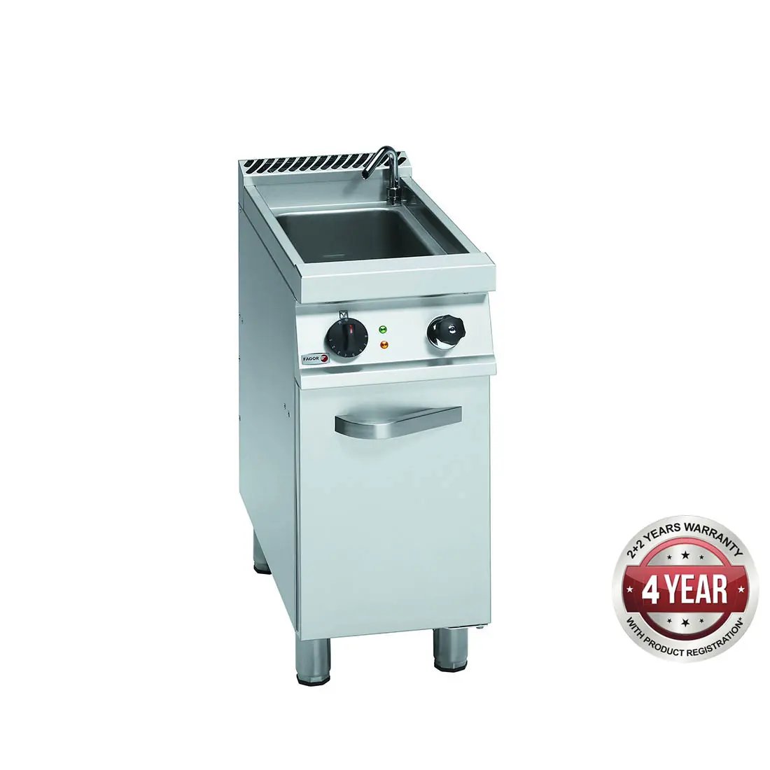 Fagor 700 series natural gas pasta cooker with cast iron burners CPG7-05 FED