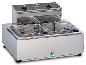 Roband Single Pan/Double basket fryer 11lt - F111