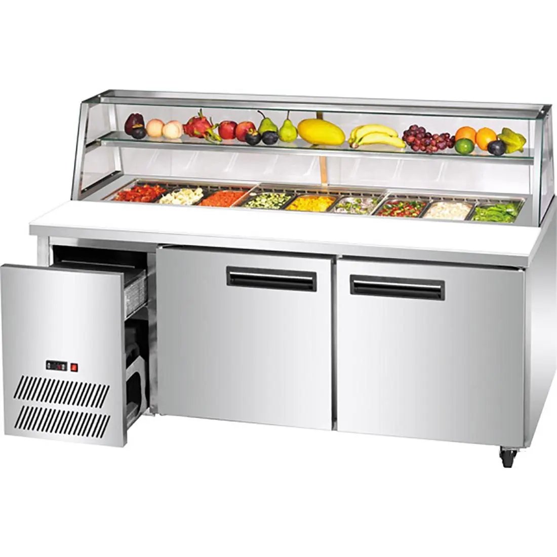 Thermaster two large door DELUXE Sandwich Bar - SCB/18 FED