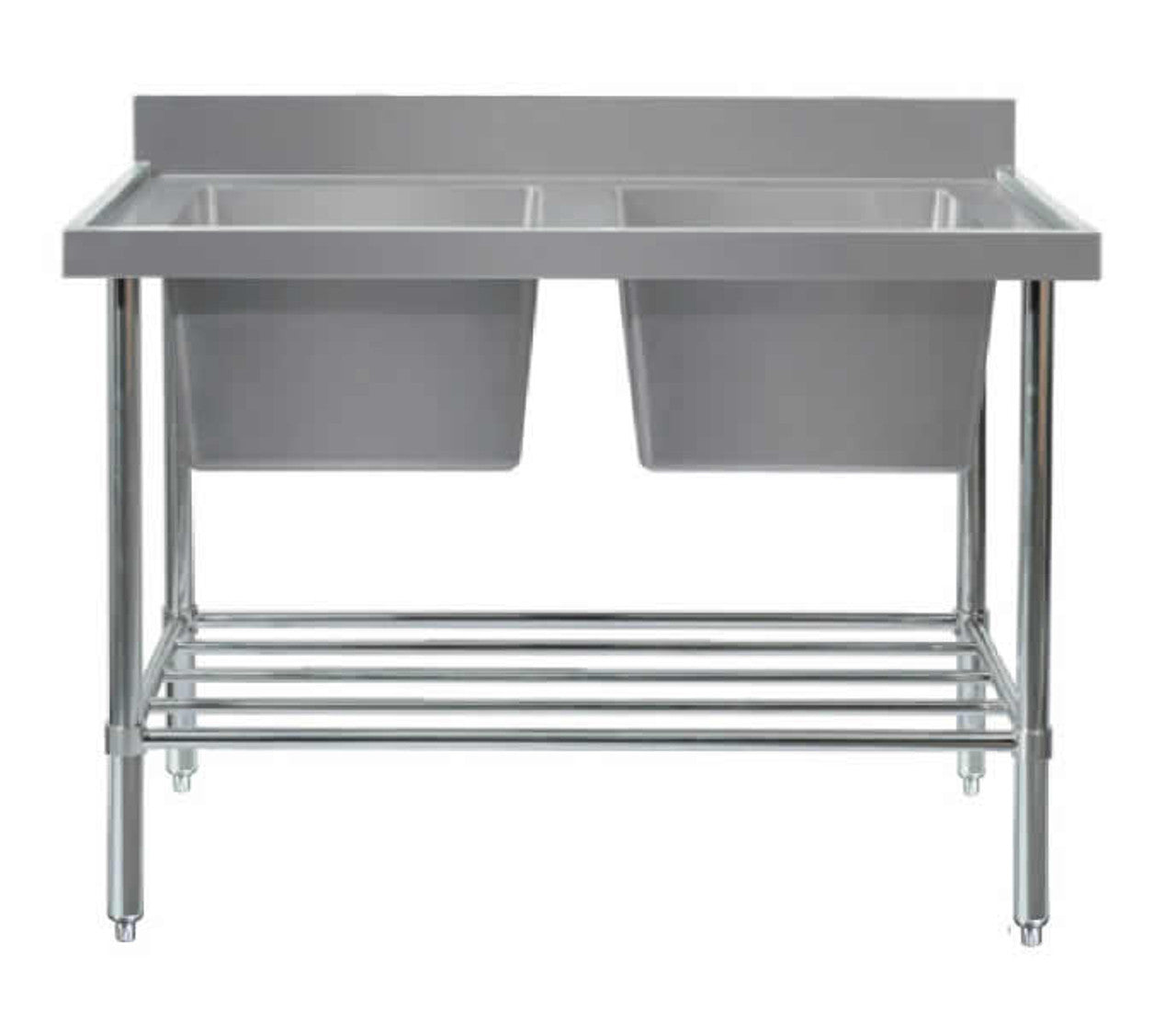 Product image of Mixrite SS2612C Double Sink Bench W1200 X D600 X H900