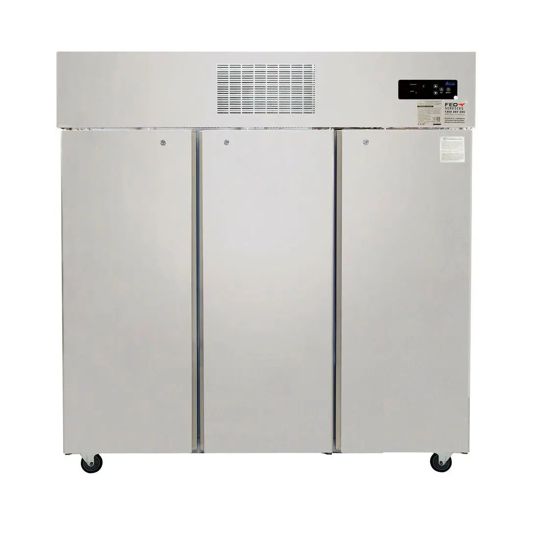 TROPICAL Thermaster 3 Door SS Fridge 1500L - SUC1500 FED