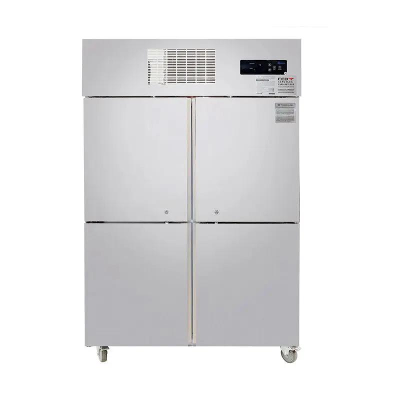 SUF1000 TROPICAL Thermaster 4 x Half door SS Freezer FED