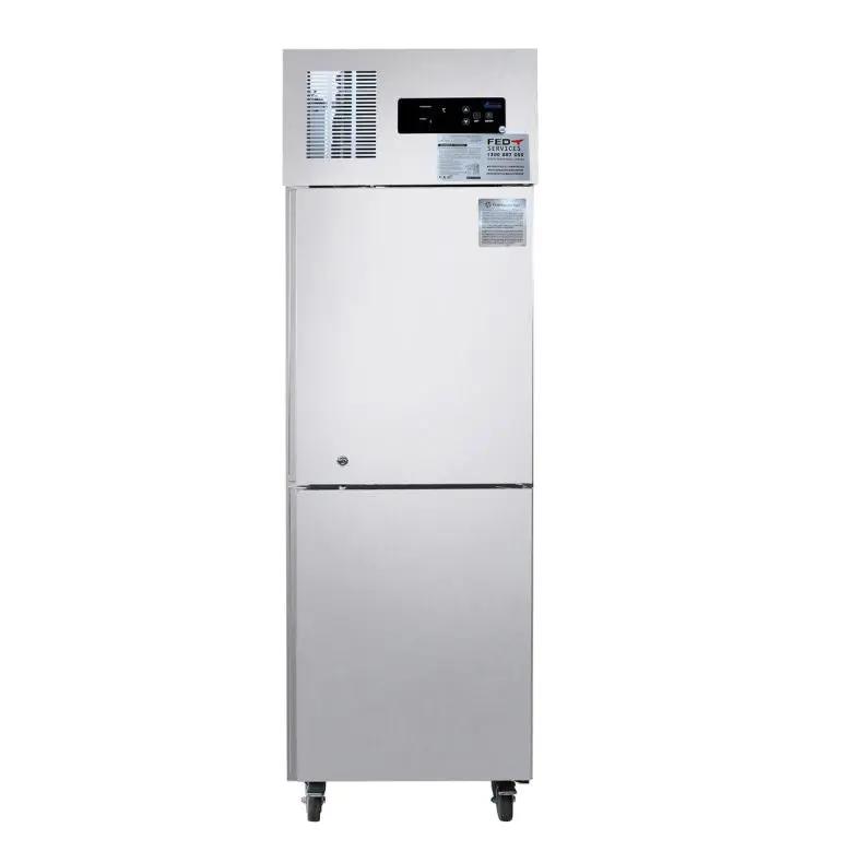 SUF500 TROPICAL Thermaster 2 x Half door SS Freezer FED