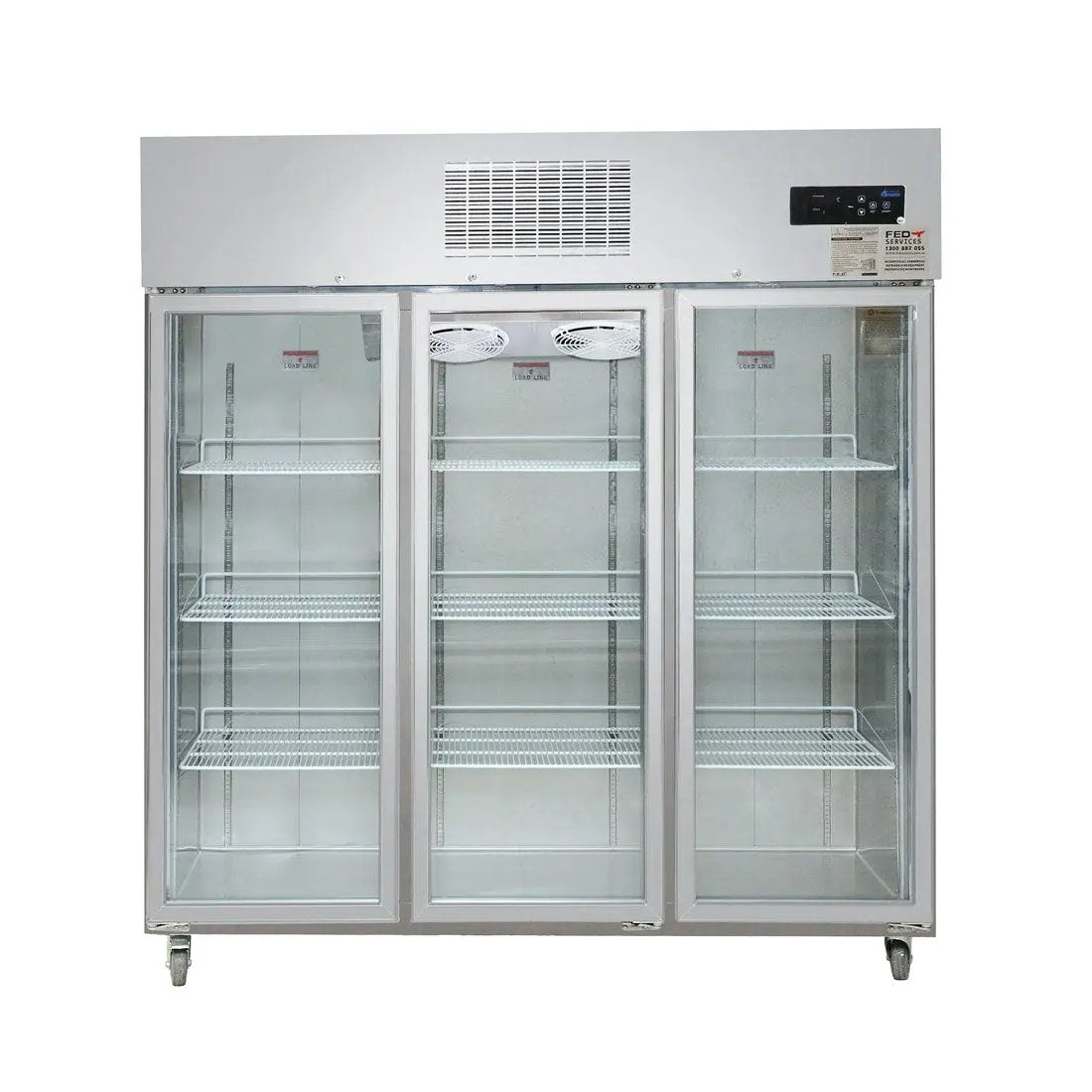 Thermaster Three Door Upright Display Freezer - SUFG1500 FED