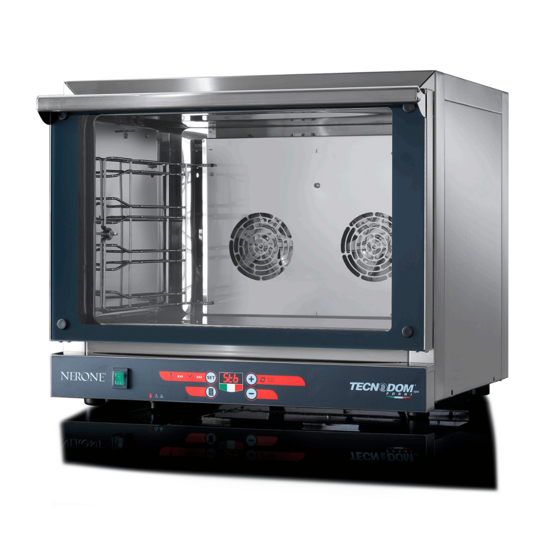 Tecnodom Nerone EKO Digital GN 1/1 Tray Convection Oven - TDE-4CGND FED