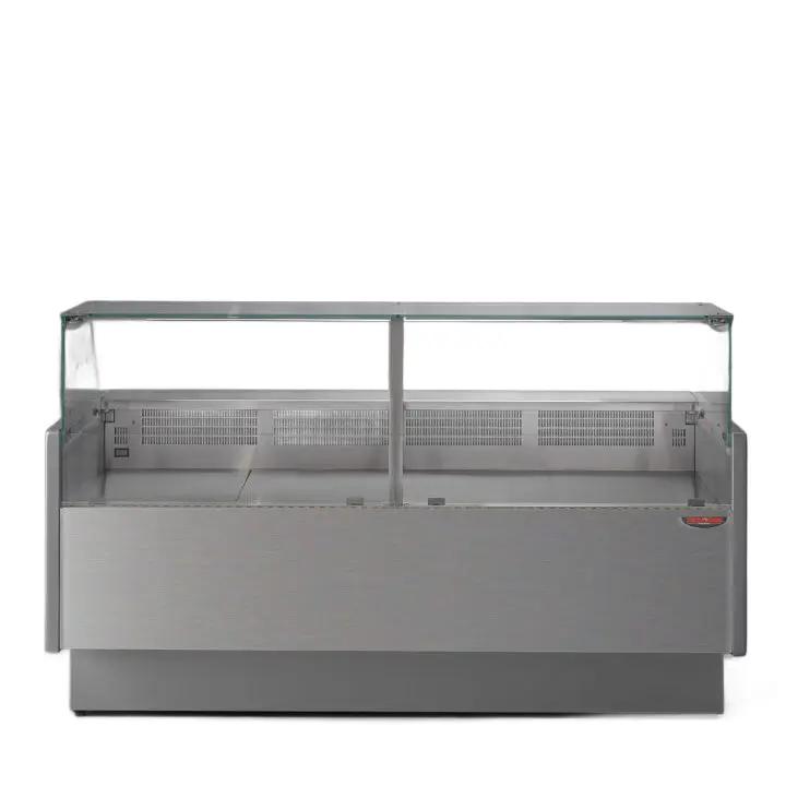 TMDR-0920B Series MR 2000mm Wide Deli Display with Storage and Castors FED