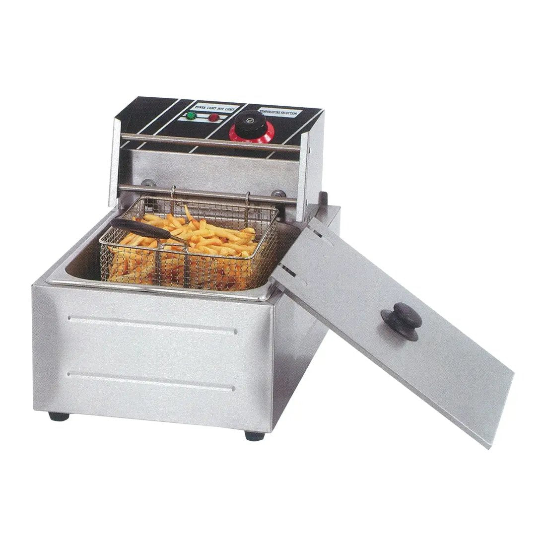 Electmax Single Tank Electric Fryer 2.4kw - TEF-81KW FED