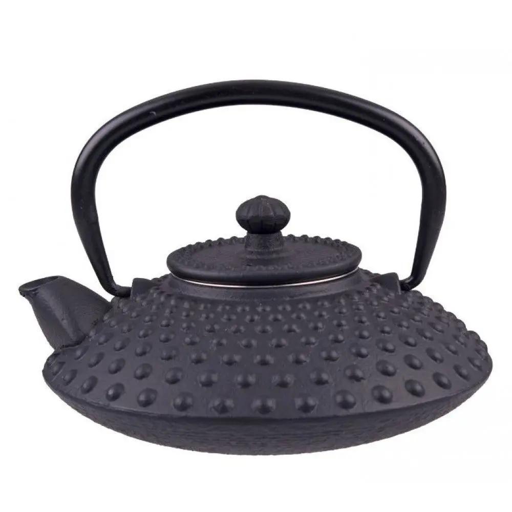 Cast Iron Teapot 500Ml - Hobnail Black Donaldson