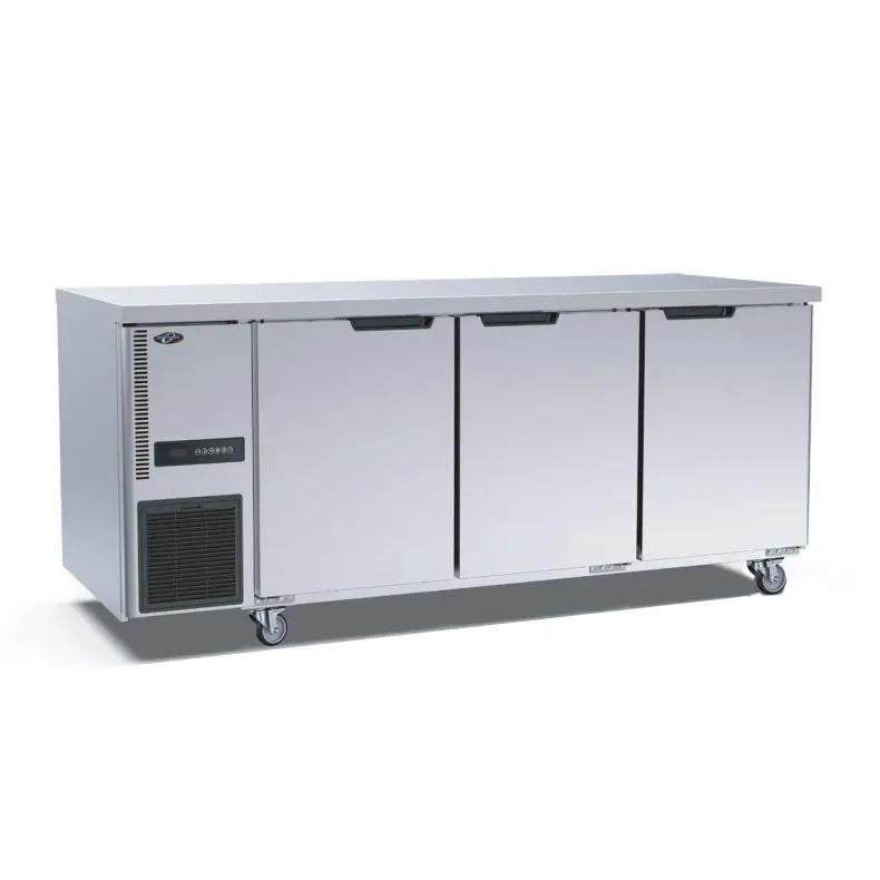 Thermaster Stainless Steel Triple Door Workbench Freezer - TL1800BT-3D FED