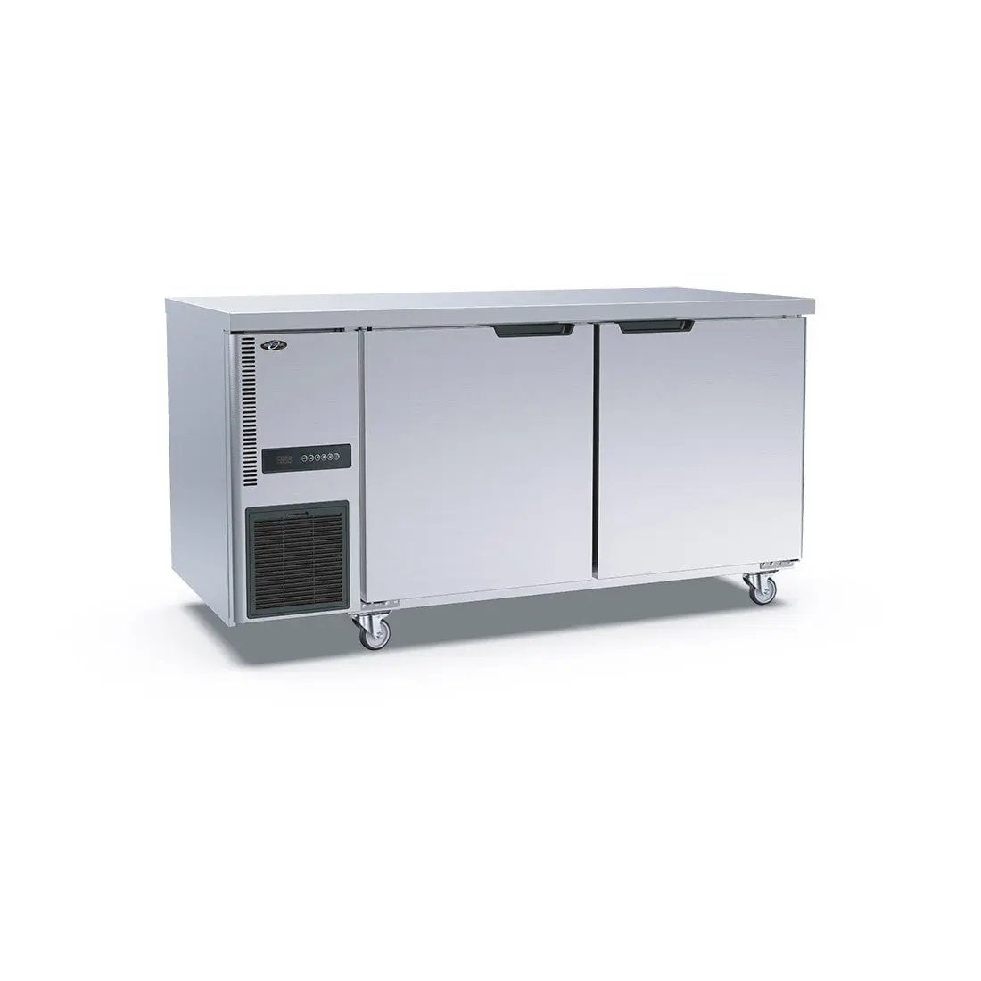 Thermaster Stainless Steel Double Door Workbench Fridge - TS1500TN FED