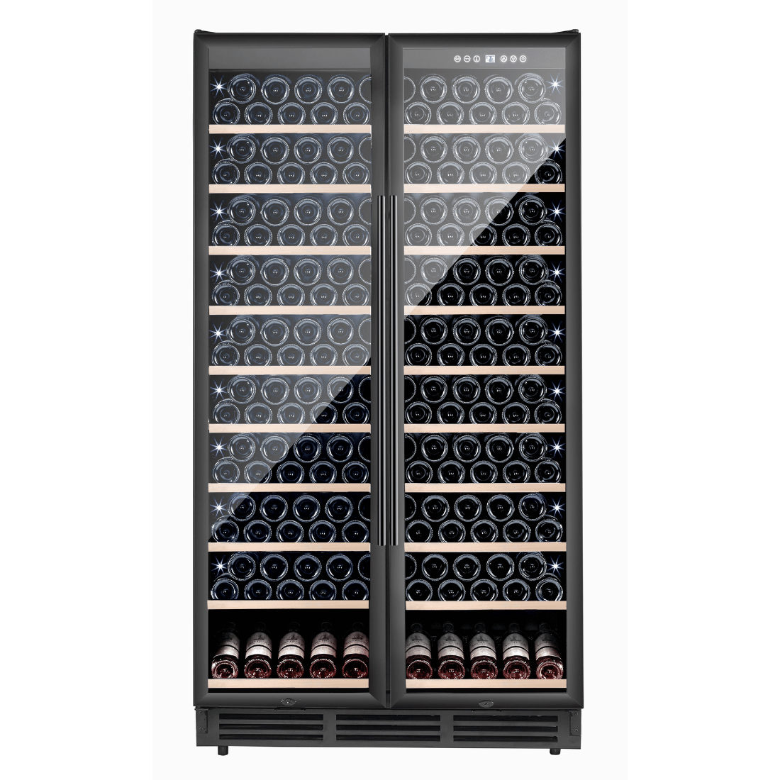 Dual Zone Two Door Premium Wine Cooler WB-218B
