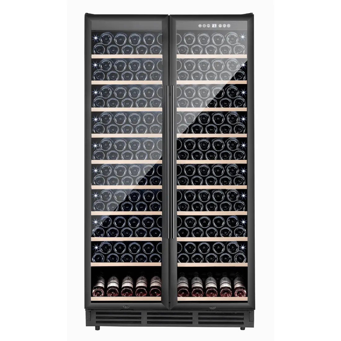 Thermaster Dual Zone Two Door Premium Wine Cooler WB-218B FED