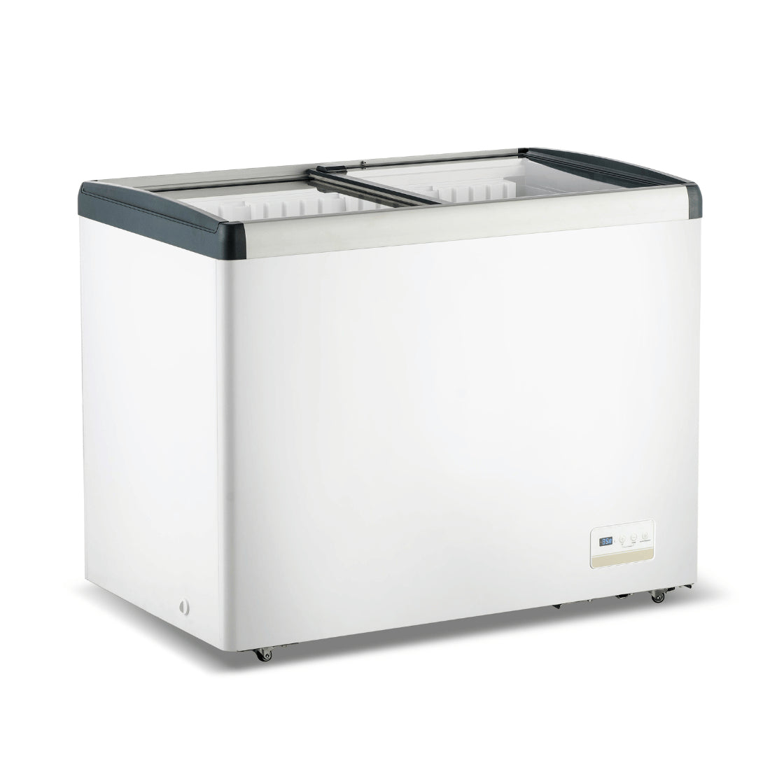 Thermaster 336L Chest Freezer with Flat Glass Sliding Lids - WD336G FED