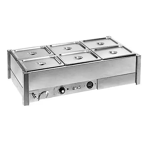 Roband Bain Marie C/W 8Xz12100 & Lids Roband