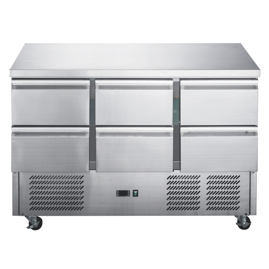FED-X Six Drawer Salad Prep Fridge - XGNS1300D-6D FED