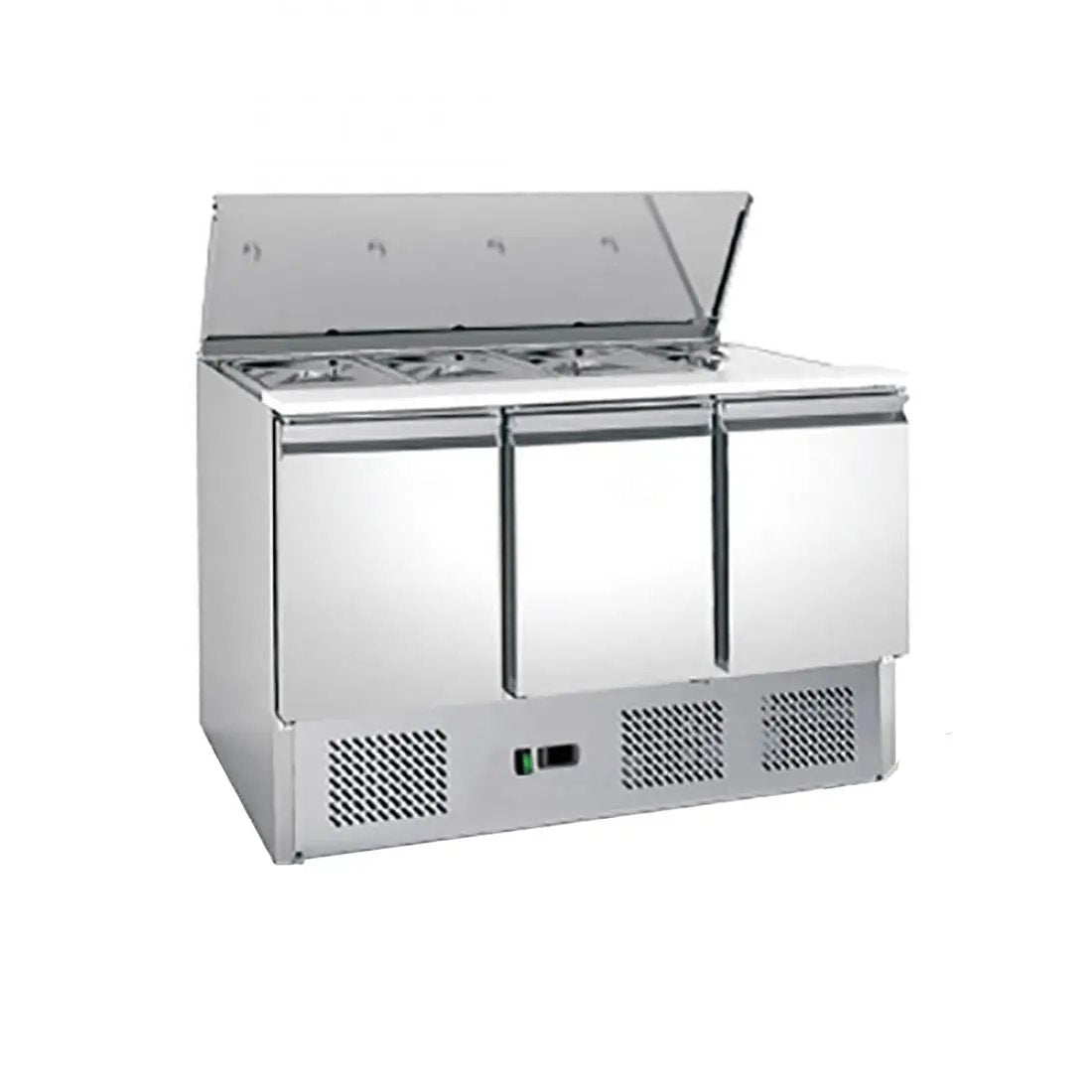 FED-X Three Door Salad Prep Fridge - XGNS1300S FED