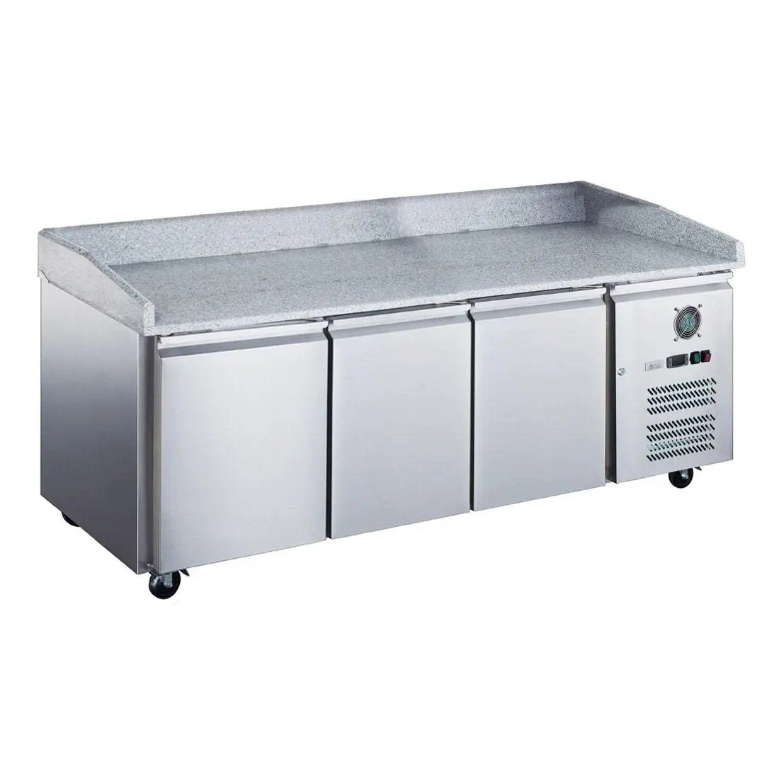 FED-X Three Door Standard Saladette On Castors - XPZ3600TN FED