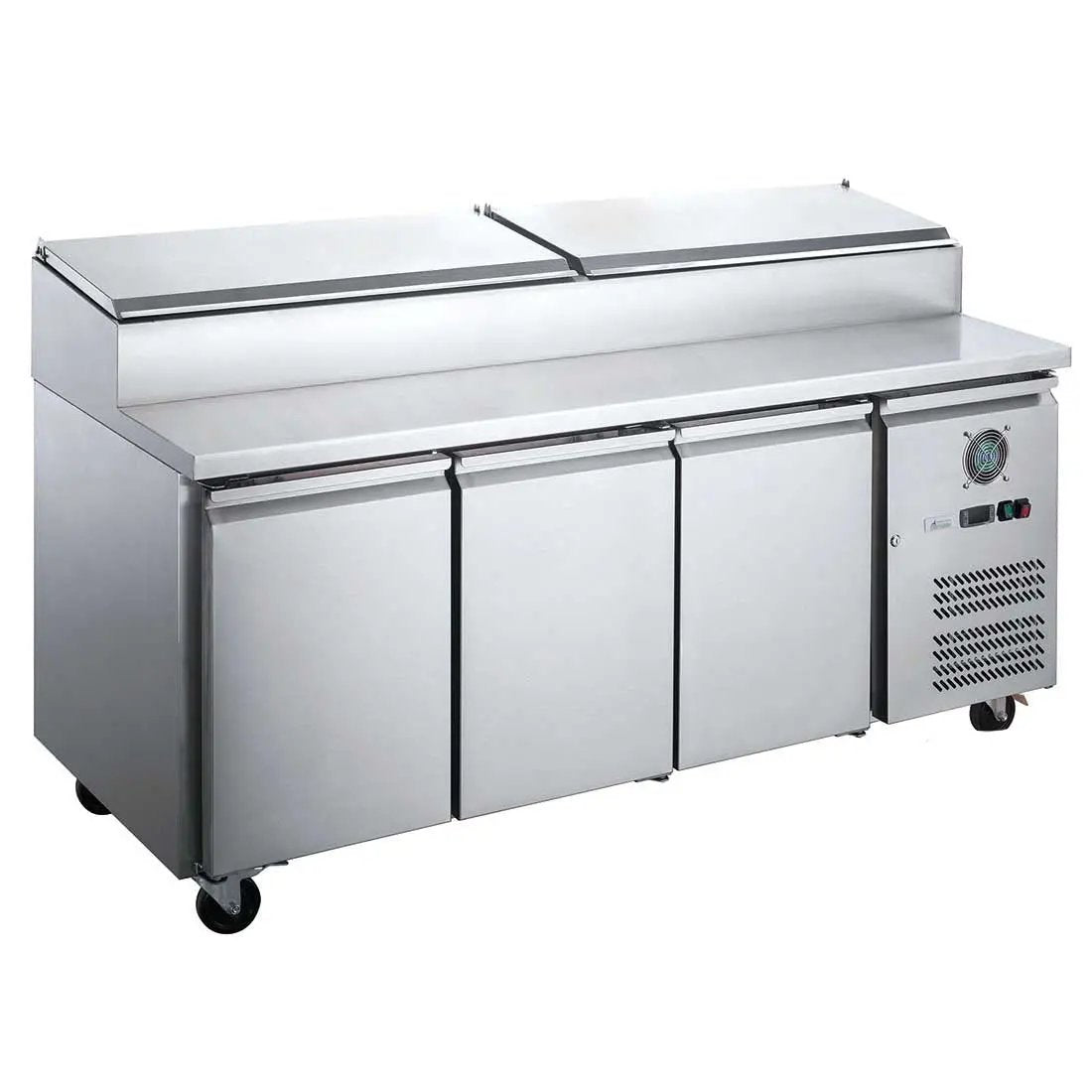 FED-X S/S Three Door Sandwich Counter - XSS8C20S3V FED
