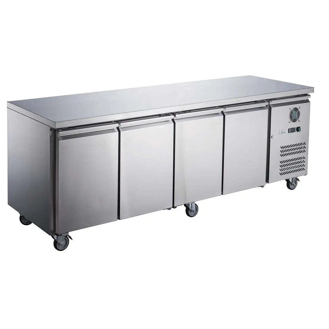 FED-X S/S Four Door Bench Fridge - XUB7C22S4V FED