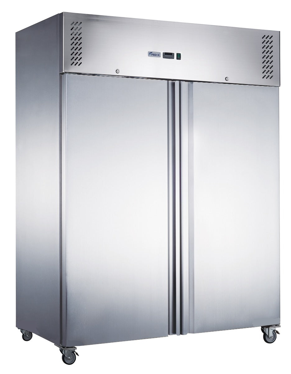 2NDs: FED-X S/S Two Full Door Upright Fridge - XURC1200SFV-NSW777 FED