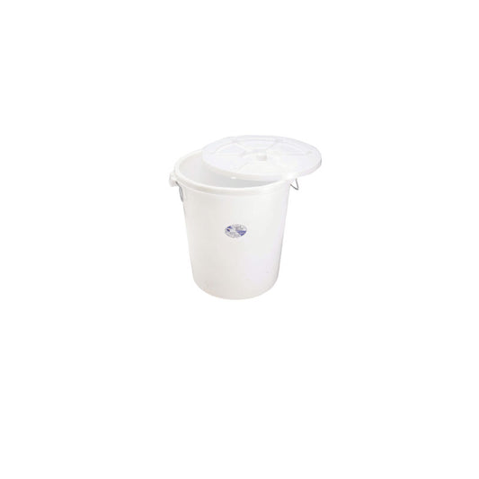 Plastic Bin Lid - food Grade White - PE - Lid - 65L - 0092