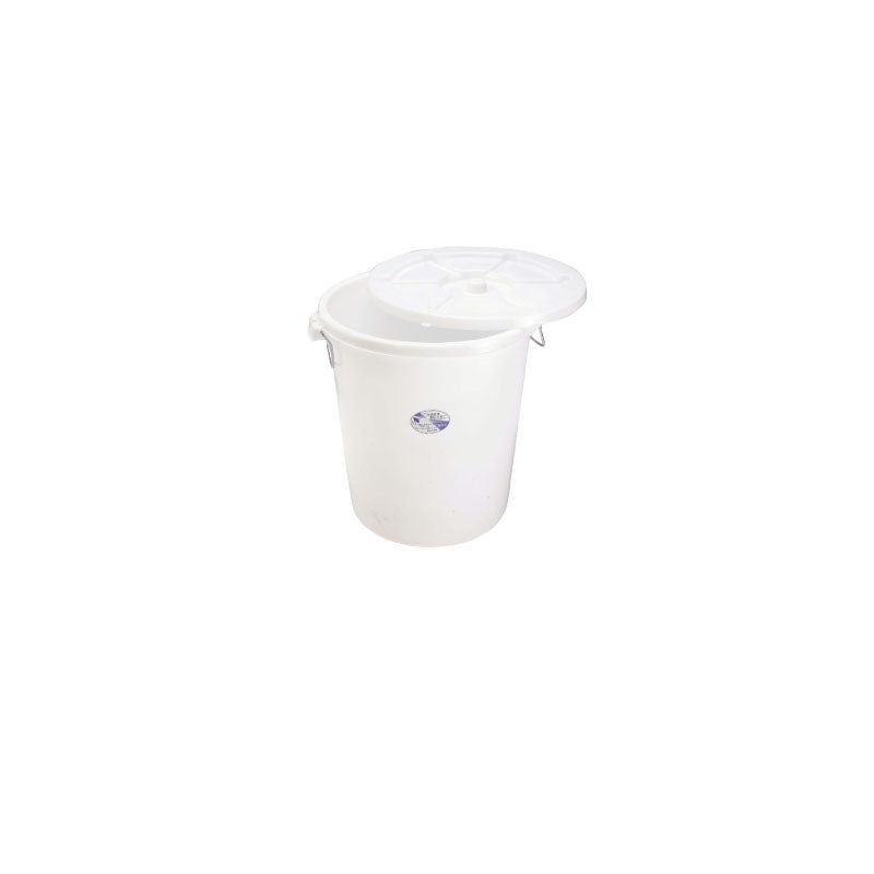 Plastic Bin Lid - food Grade White - PE - Body - 100L - 0094