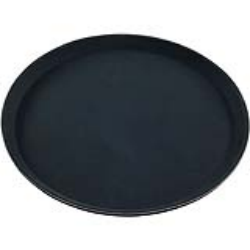 Non Slip Glass Tray-Black