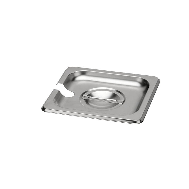 GASTRONORME PAN - S/S - 1/6 - Notched Lid