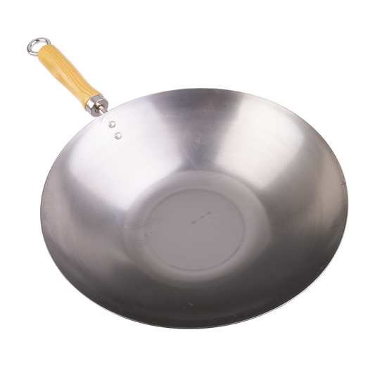 1126 CARBON STEEL STIR FRY PAN 30