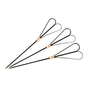 Skewer-Heart, Black, 120Mm (100Pcs/Pack)
