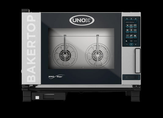 Unox  XEBC-04EU-EPLM BAKERTOP MIND.Maps PLUS 4 Tray 600x400 Electric Combi Oven Hinge on Right Side