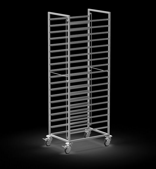 Unox TR12SSADJ Stainless Steel Cooling Trolley