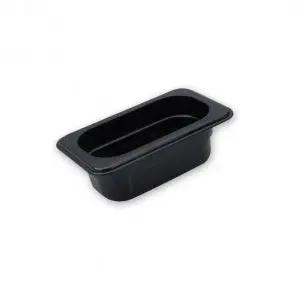 Polycarb. Food Pan-1/9 Size, 65Mm Black Trenton
