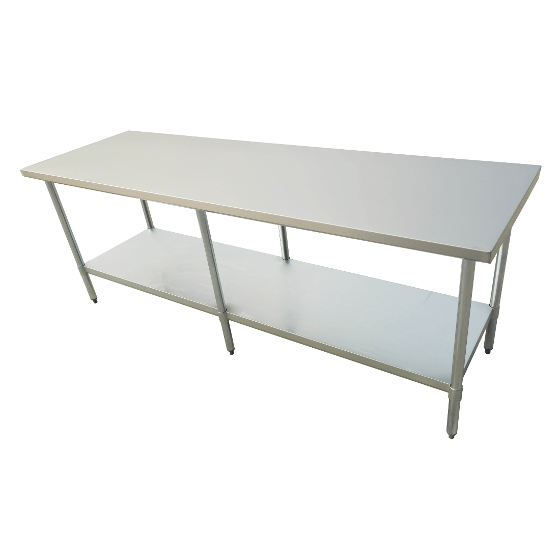2NDs: Modular System Economic 304 Grade Stainless Steel Table - 6 legs - 2400-6-WB-VIC855