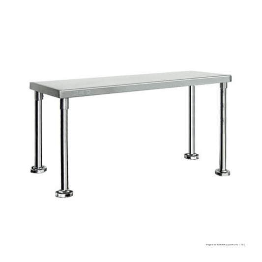 Single Tier 400mm Deep Workbench Overshelf 450mm High for Workshop Storage & Organisation FED