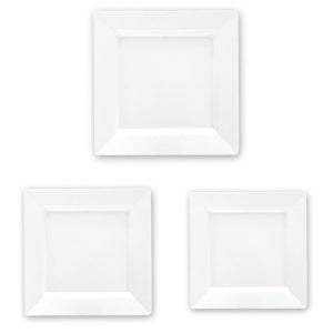 Melamine Square Platter-300X300Mm, White