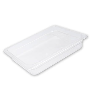 Polycarb. Food Pan w/ Lid -1/2 Size, 65Mm