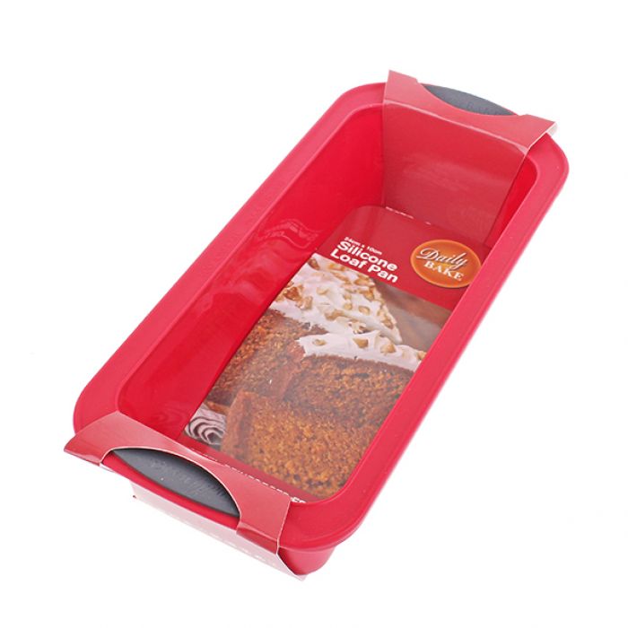 3104 Red Silicone Loaf Pan 10X24