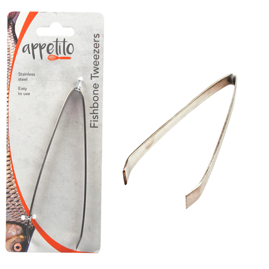 S/S FISH BONE TWEEZERS
