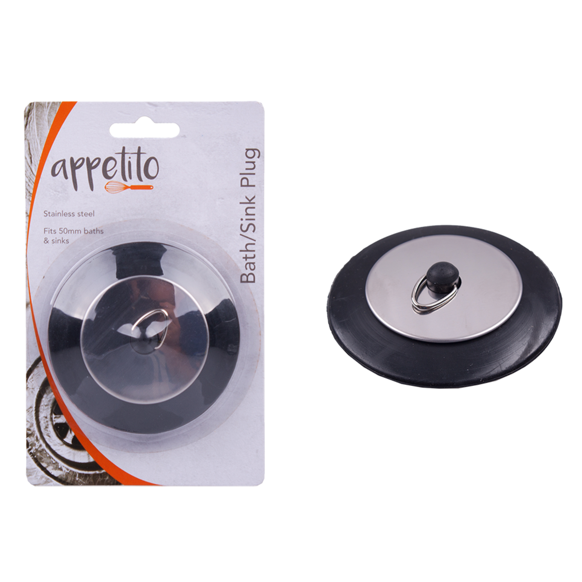 S/S DELUX SINK PLUG