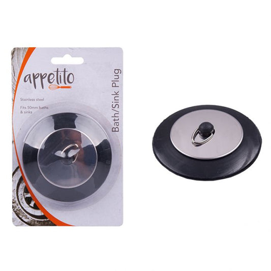 Deluxe Sink Plug S/S 7.5Cm